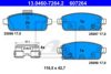 ATE 13.0460-7264.2 Brake Pad Set, disc brake